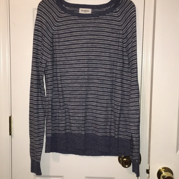 Goodfellow & Co Other - Goodfellow&Co. Blue/White Striped Long Sleeve Tee